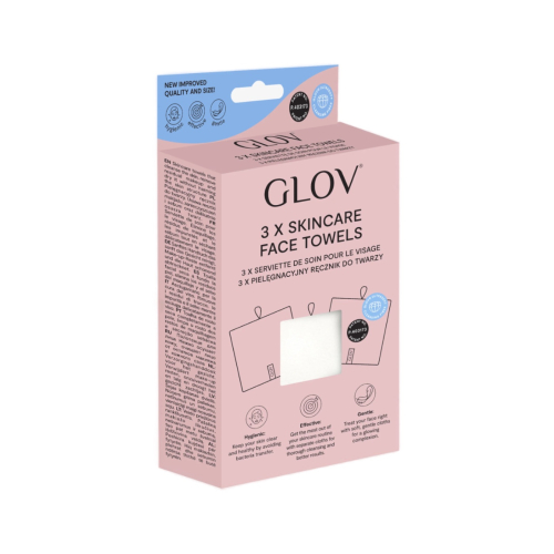 GLOV - Pacote de 3 toalhas de rosto de microfibra Luxury Face