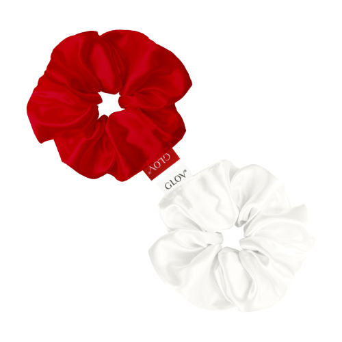 GLOV - Pack de 2 scrunchies Satin Scrunchies tamanho M