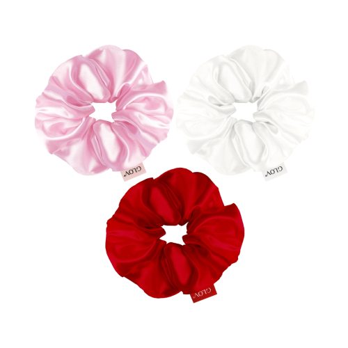 GLOV - Pack de 3 scrunchies Satin Scrunchies tamanho S
