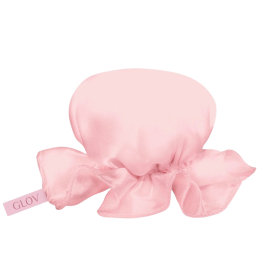 GLOV - Conjunto de cabelo Rolos de ondulação sem calor + Mini toucas de cetim Overnight Blowout Set