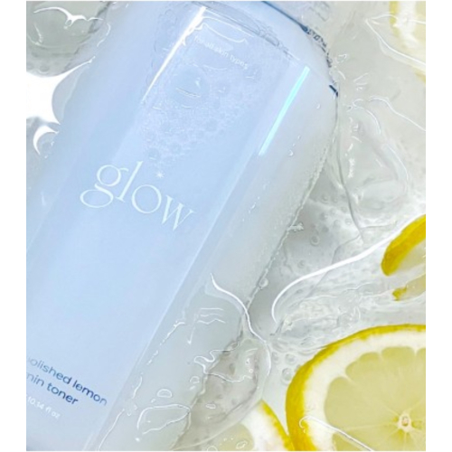 Glow - Tônico facial iluminador e hidratante Clean and Polished Lemon Vitamin