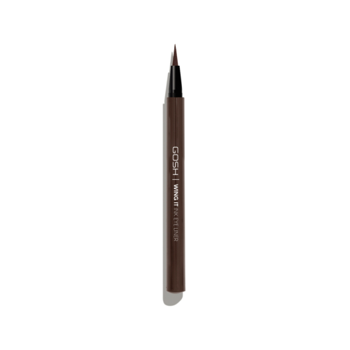 Gosh - Delineador de olhos líquido Wing it Ink - 002: Intense Brown