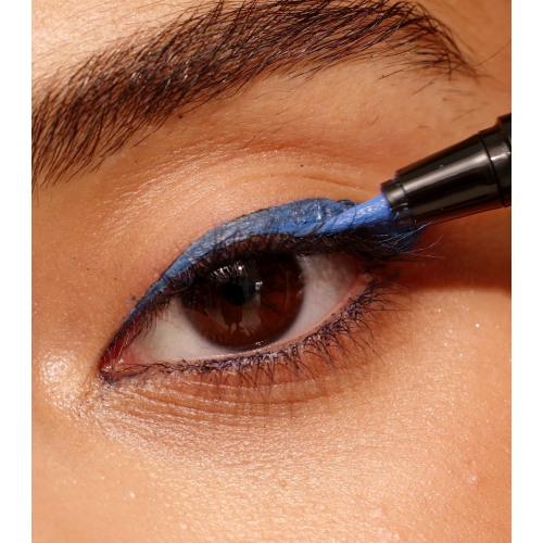 Gosh - Delineador de olhos líquido Wing it Ink - 003: Crazy Blue