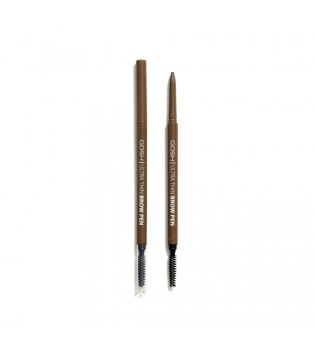 Gosh - Lápis de sobrancelha Ultra Thin Brow Pen - 002: Grey Brown