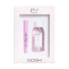 Gosh - Conjunto de rímel e removedor de maquiagem Pink Essentials