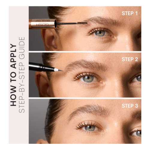 Gosh - Tintura de sobrancelhas Brow Tint - 001: Light Brown
