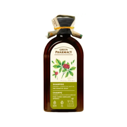 Green Pharmacy - Shampoo Ginseng - Couro Cabeludo Sensível