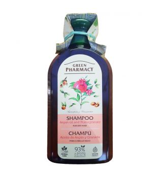 Green Pharmacy - Shampoo para cabelos secos - Argão e romã