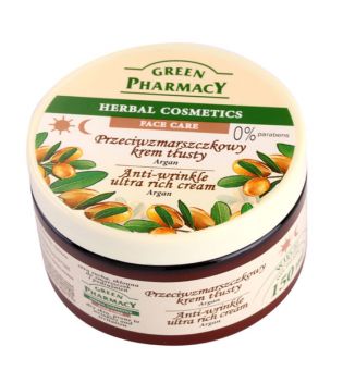 Green Pharmacy - Creme hidratante anti-rugas para pele seca - Argão