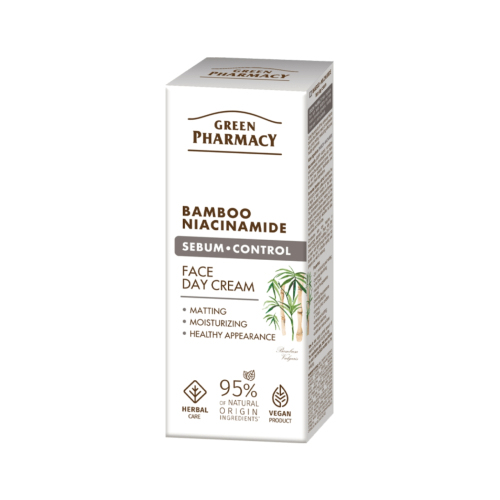 Green Pharmacy - Creme facial diurno de controle de sebo - Bambu + Niacinamida