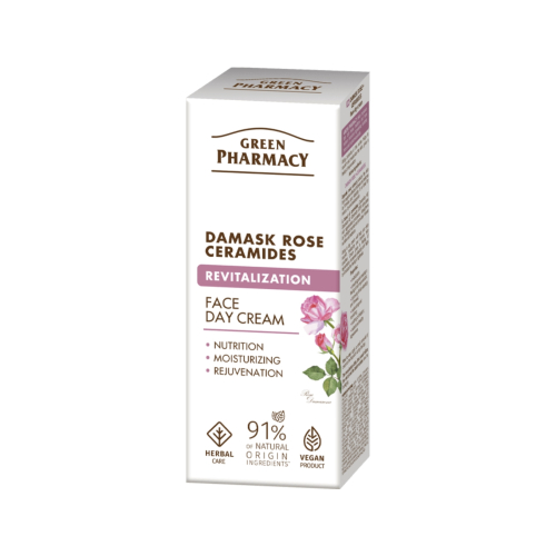Green Pharmacy - Creme de Dia Revitalizante - Rosa Damascena + Ceramidas