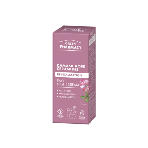 Green Pharmacy - Creme Facial Revitalizante Noturno - Rosa damascena + Ceramidas