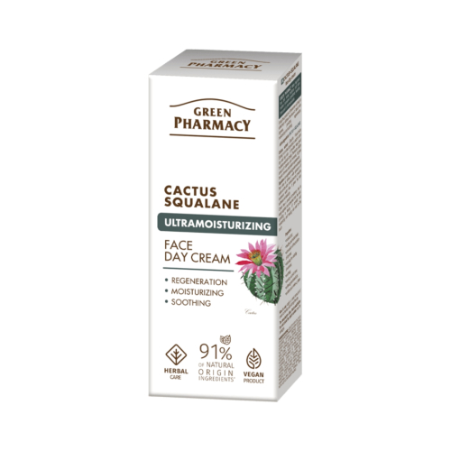 Green Pharmacy - Creme de dia ultra-hidratante - Cacto + Esqualano