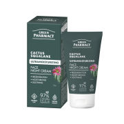 Green Pharmacy - Creme facial noturno ultra-hidratante - Cactus + Squalane