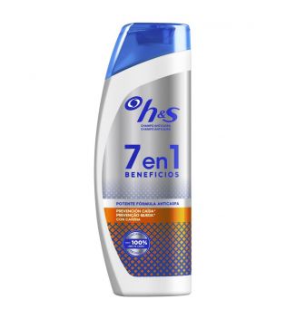H&S - Shampoo anticaspa 7 em 1 Benefícios 500ml - Prevenção de quedas