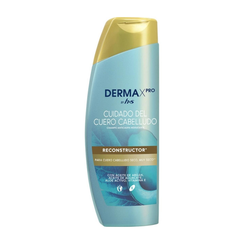 H&S - *Derma x Pro* - Shampoo Anticaspa Reconstrutor - Couro Cabeludo Muito Seco