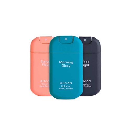Haan - Pacote de três desinfetantes hidratantes para as mãos
