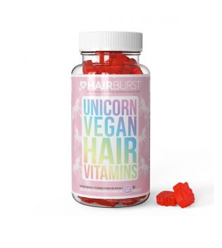 Hairburst - Vitaminas capilares veganas mastigáveis Unicorn