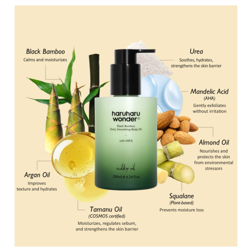 Haruharu Wonder - Óleo Corporal Black Bamboo