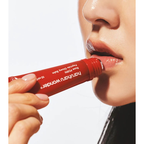 Haruharu Wonder - Bálsamo labial Rose PDRN Peptide Glowy - Clear Glossy