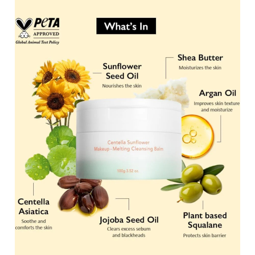 Haruharu Wonder - *Centella* - Bálsamo de Limpeza Centella Sunflower