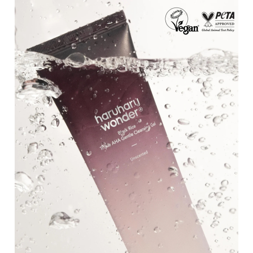 Haruharu Wonder - Gel de limpeza Black Rice Triple AHA Gentle