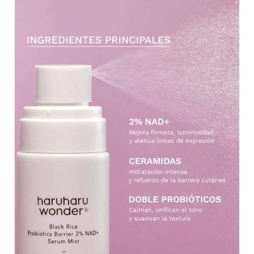 Haruharu Wonder - Sérum em bruma Black Rice Probiotics Barrier 2% NAD+