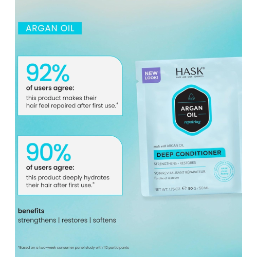 Hask - Condicionador Reparador Profundo - Argan Oil 50g