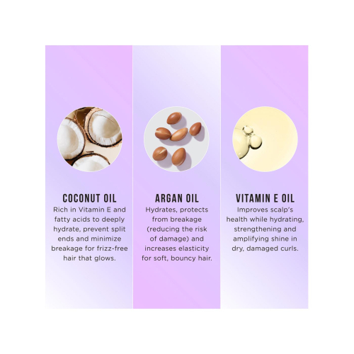 Hask - Condicionador Revitalizante Deep Curl Curl Care - Óleo de Coco, Óleo de Argan e Vitamina E