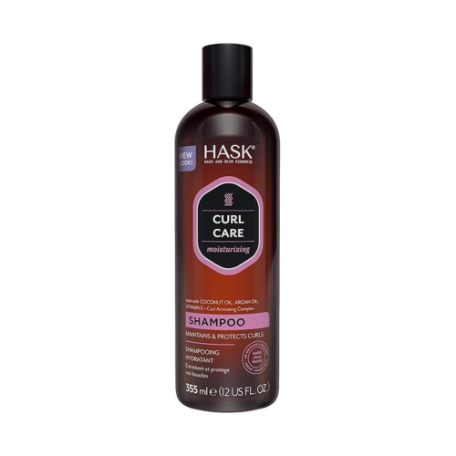 Hask - Shampoo Hidratante Curl Care - Óleo de coco, óleo de argan e vitamina E