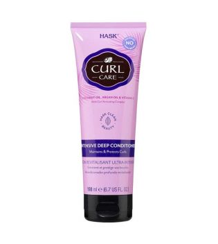 Hask - Máscara Revitalizante Intensiva Curl Care - Óleo de coco, óleo de argan e vitamina E