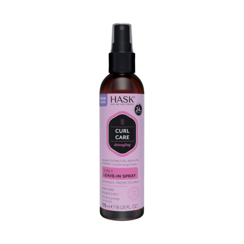 Hask - spray 5 em 1 leave-in Curl Care - óleo de coco, óleo de argão e vitamina E