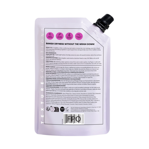 Hask - *Texture Solutions* - Máscara Capilar Hidratante Leve