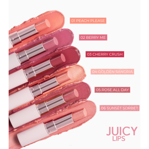 Hean - Batom Juicy Glossy - 06: Sunset Sorbet