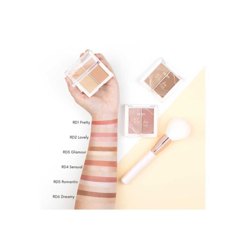 Hean - Blush em pó Duo Rosy - Romantic