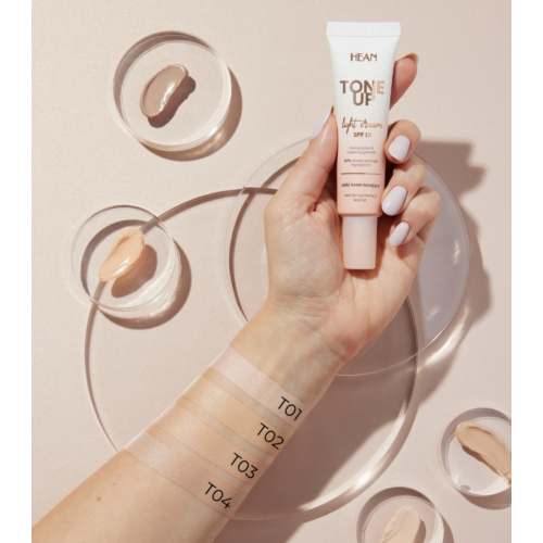 Hean - Creme facial tonificante colorido Tone Up SPF15 - T02: Natural