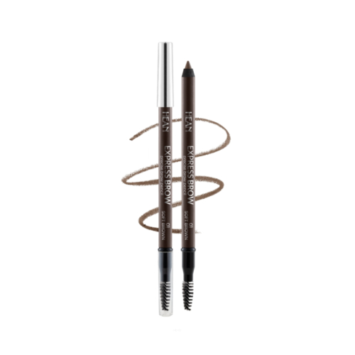 Hean - Lápis de sobrancelhas Express Brow - 01: Soft Brown
