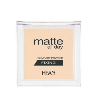 Hean - Pó fixador Matte all Day Compact Powder - 500: Soft Beige