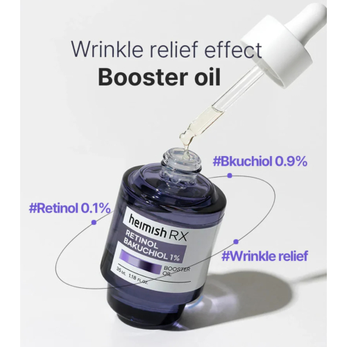 Heimish - *Heimish RX* - Óleo facial de retinol Bakuchiol Booster Oil - Pele madura