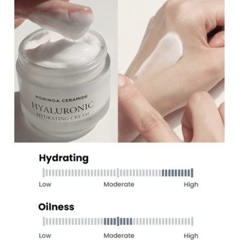 Heimish - *Moringa Ceramide* - Creme facial hidratante Hyaluronic Hydrating Cream