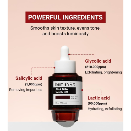 Heimish - *Heimish RX* - Soro Esfoliante Facial AHA BHA - Pele Acne