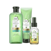 Herbal Essences - *Bio Renew* - Pacote repara e suaviza - Shampoo + Condicionador + Spray anti-frizz