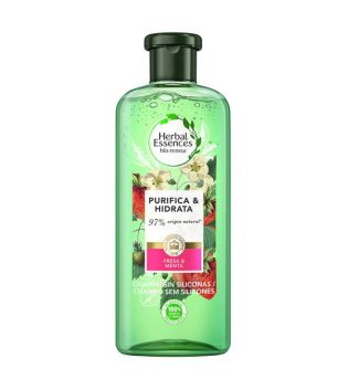 Herbal Essences - *Bio Renew* - Shampoo purificante com morango branco e menta doce 400ml