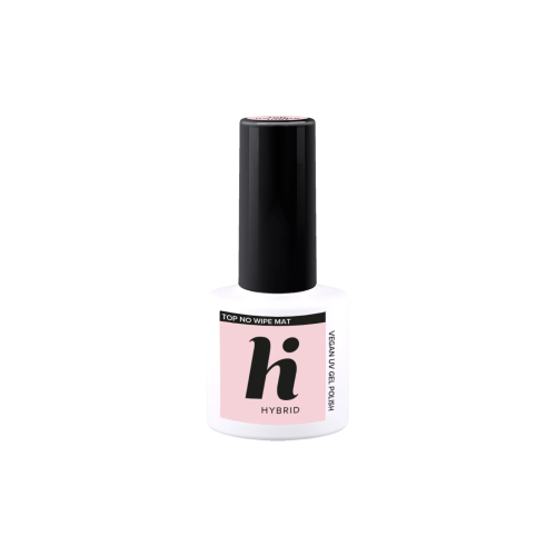 Hi Hybrid - Top coat fosco para esmalte semipermanente Top No Wipe Mat