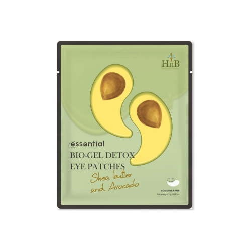 HNB - Patches Bio-Gel Detox para Contorno de Olhos - Abacate e Manteiga de Karité