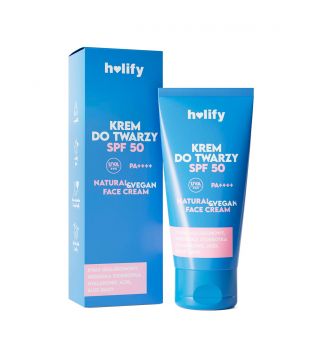Holify - Creme protetor solar facial hidratante SPF50 PA++++
