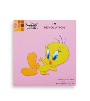 I Heart Revolution - *Looney Tunes* - Mini Paleta de Sombras - Tweety Bird