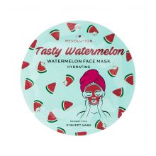 I Heart Revolution - Máscara facial de tecido Tasty Watermelon - Hidratante