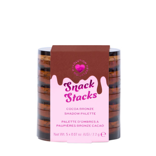 I Heart Revolution - Paleta de Sombras Snack Stacks - Cocoa Bronze