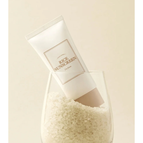I'm from - *Yeoju, Korea* - Protetor solar facial Rice Sunscreen SPF50 PA++++